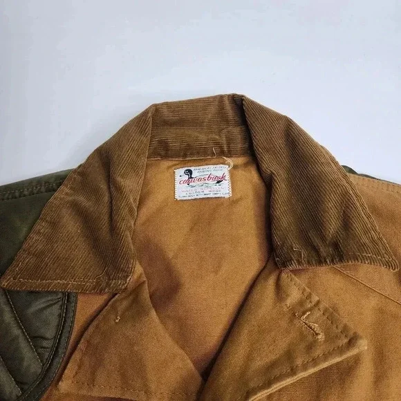 Canvasback Water Repellent Shooting Jacket Hunting Duck Fishing Waxed Sz Medium - Picture 6 of 16